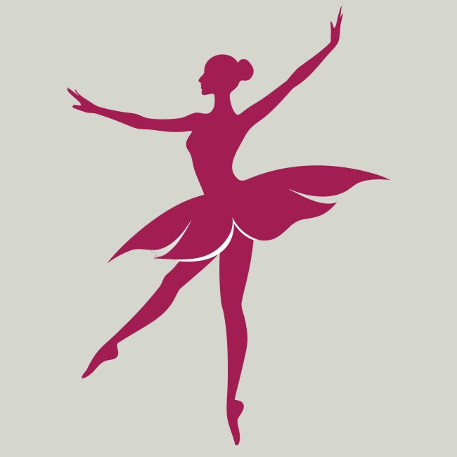 Effective Ballerina Silhouette Vector Svg
