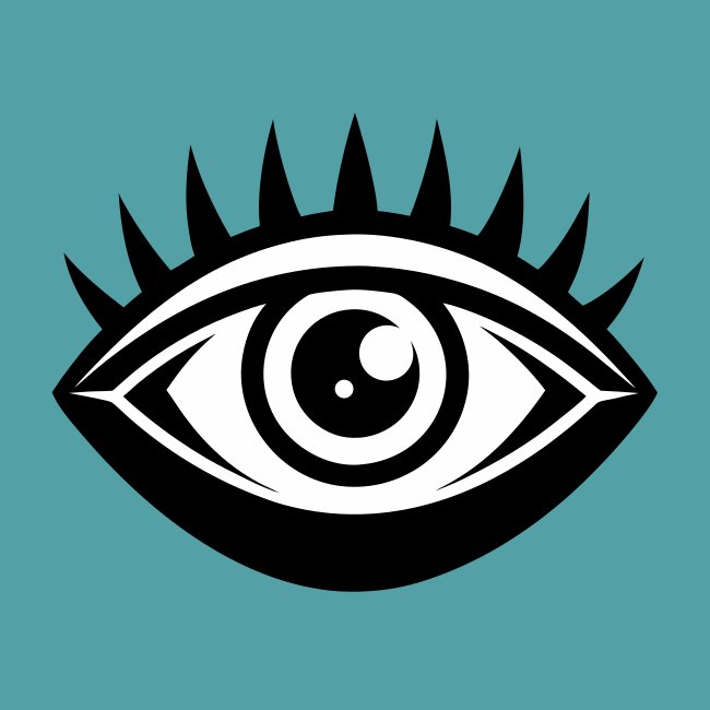 Classic Open Eye Svg Vector