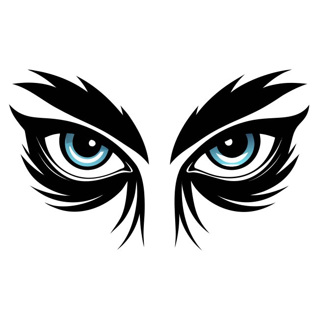Mysterious Eyes Svg Vector Download