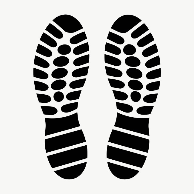 Shoe Footsteps Vector Svg Download