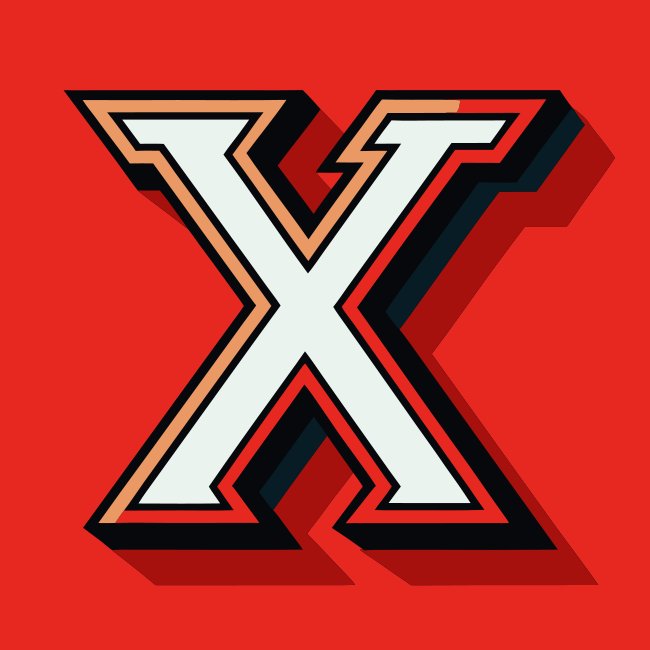 Letter X Svg Free Download