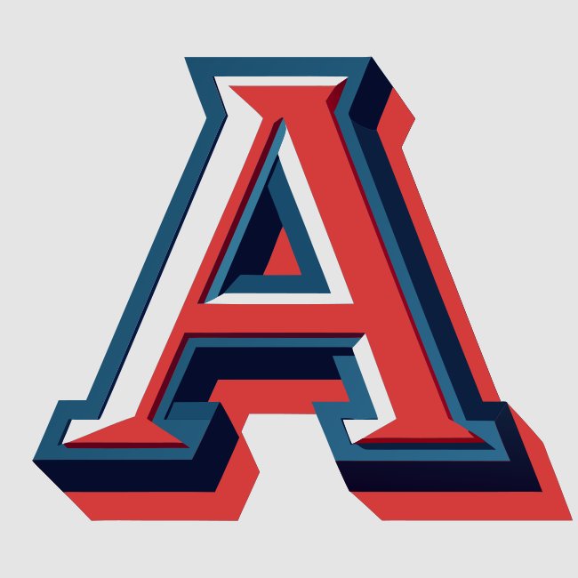 Letter A Svg Vector
