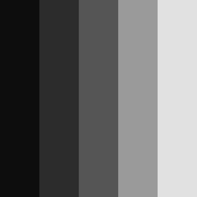 Monochrome Mist SVG Color Palette