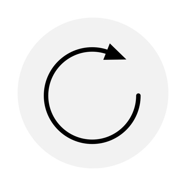 Circle Rotate Arrow Svg Template SVG