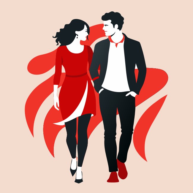 Romantic Couple Vector Svg Free Download