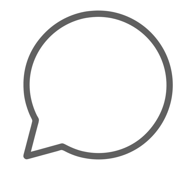 Social Media Post Comment Icon Bubble SVG Vector Template